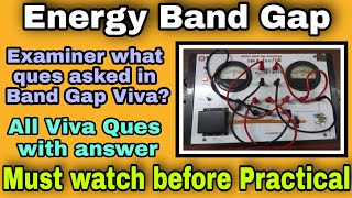 Energy Band Gap Practical Viva Questions  Energy Band Gap  Band Gap Viva Questions [upl. by Gilemette]