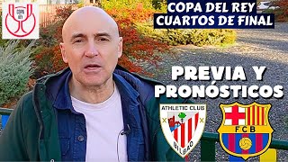 ATHLETIC CLUBBARCELONA ATLETISEVILLA MALLORCAGIRONA CELTAREAL SOCIEDAD PRONÓSTICOS COPA [upl. by Butta]