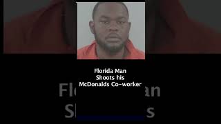 Florida Man Shoots at McDonalds CoWorker during Argument  Jaden Davis [upl. by Nesyrb]