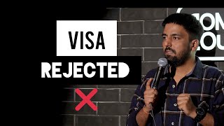 VISA Rejected  Stand Up Comedy  Pratyush Chaubey standupcomedy hindistandup baddua [upl. by Emmalynne]