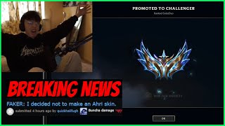 Caedrel Finally Hits Challenger Faker Picks ORIANNA Skin Over AHRI  Caedrels Reddit Recap [upl. by Torras]