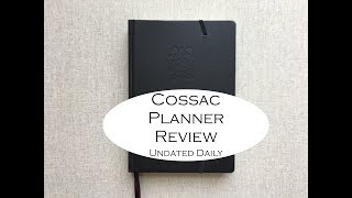 Cossac Planner Amazon Undated Daily [upl. by Margeaux982]