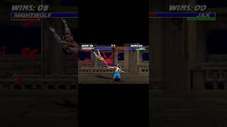 UMK3 Nightwolf Combos umk3 arcade retrogaming [upl. by Octavius]