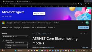 Blazor 8 Update 1  ServerSide Rendering [upl. by Ahsei362]