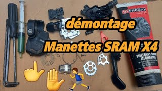 réparation changement SRAM X4SRAMVeloShimanoDECATHLONVttVtcTrekBtwinRockriderGiantCube [upl. by Farika]