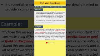 PhD Viva Question with Answer 218 phd phdviva [upl. by Blynn]