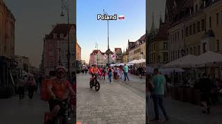 Poland is Beautiful 😍 wrocław poland europe workinpoland indianinpoland workpermit workvisa [upl. by Tratner]