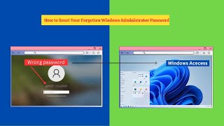 How to Reset Your Forgotten Windows Administrator Password [upl. by Ilajna525]