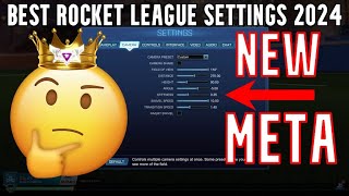 The NEW BEST Rocket League Settings 2024  Camera Sensitivity Controller amp MORE Settings Guide [upl. by Dugas]