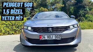 15 BLUEHDİ YETİYOR MU PEUGEOT 508 15 BLUEHDİ 130 HP ALLURE  SPORTİF SEDAN  POV SÜRÜŞ [upl. by Ondrea125]