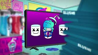 Slushii ft Marshmello  There x2 Official Lyric Video [upl. by Anatnom]