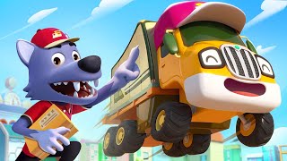 Delivery Truck is Here to Help  Police Car🚨 Construction Truck  Kids Songs  BabyBus [upl. by Ahsuatan171]