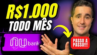 NUBANK QUANTO INVESTIR PARA RECEBER 1000 REAIS TODOS OS MESES  CAIXINHAS E CONTA DIGITAL [upl. by Attenwahs161]