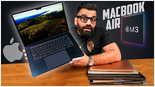 MacBook Air M3 Chip Unboxing amp First Look  The Best MacBook For All🔥🔥🔥 [upl. by Ailimat]