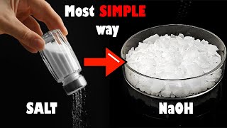 Making Sodium Hydroxide Caustic soda From Salt [upl. by Creamer]