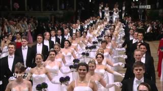 Polonaise debutants Opera Ball 2014 in Vienna [upl. by Enywad]