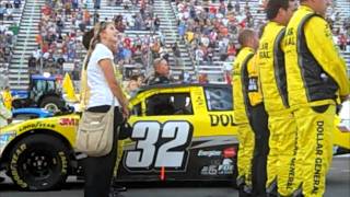 Pit passes at Bristol Motor Speedway during NASCAR race [upl. by Eeldarb562]