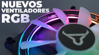 ¡El Mejor RGB para tu PC Ventiladores de Alta Calidad Batauro [upl. by Eniamret]