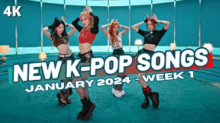 NEW KPOP SONGS  JANUARY 2024 WEEK 1 [upl. by Formenti]