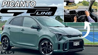 Kia Picanto 2024 Facelift│NZ POV Drive Review│GTLine 125L│83hp 122Nm│ [upl. by Giulia]