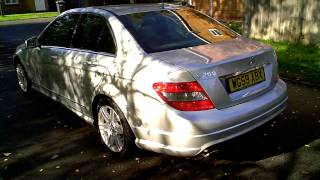 2009 MERCEDES C250 CDI AMG SPORT DIESEL SALOON AUTO BLUEEFFI [upl. by Senior]