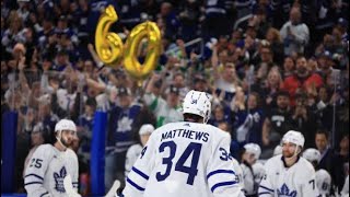 MATTHEWS 60TH of the Season vs Sabres wJoe Bowen [upl. by Saref]