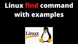 13 Linux Tutorials Linux find command with examples [upl. by Zeena]