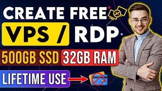 How To Create Free RDP With Admin Access  Get Free VPSRDP Free RDP For Lifetime [upl. by Zena864]