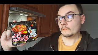 Korean Fire Noodles Samyang Hot Chicken Flavor Ramen czy na pewno aż taka ostra [upl. by Pippy]