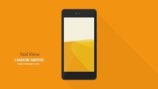 Xamarin Android Tutorial  TextView [upl. by Akram89]