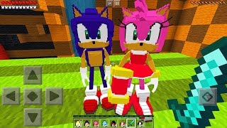 Sonic Adventures MOD in Minecraft Pocket Edition [upl. by Nyleve641]