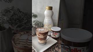 Café mocha  Nutella y Chocolate blanco  Recetas de café [upl. by Camila567]