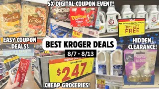 BEST KROGER DEALS  OVER 30 EASY COUPON DEALS  SAVE MONEY AT KROGER  87  813 [upl. by Suolkcin]