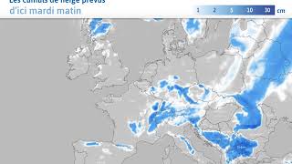 Météo  où vatil neiger cette semaine en France [upl. by Cletus688]