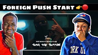 American Reaction To wewantwraiths  Push The Button Freestyle [upl. by Rains]