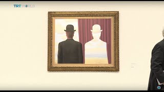 Showcase Rene Magritte exhibition in Paris [upl. by Meghann]