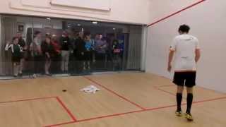 2014 Cameron Pilley Fastest Squash Ball [upl. by Hairym558]