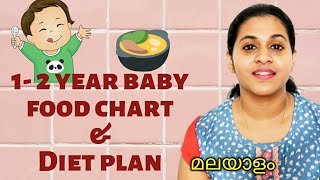 1  2 Year Baby Food Chart And Diet Plan [upl. by Itsa]