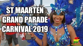 St Maarten Carnival SXM Grand Parade 2019 [upl. by Elamor319]