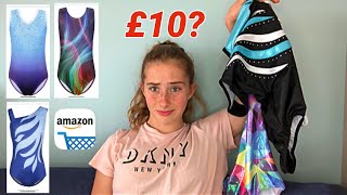 AFFORDABLE GYMNASTICS LEOTARDS Try on and review  Under £10 Amazon leotards  PolinaTumbles [upl. by Haeel]