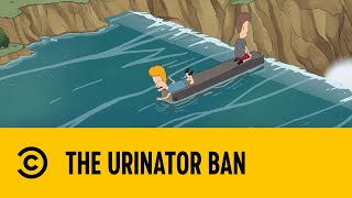 The Urinator Ban  Beavis and ButtHead  Comedy Central Africa [upl. by Naujd]