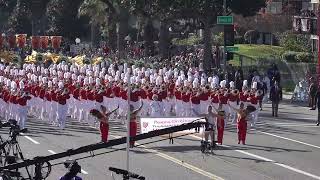 2024 PCC Tournament of Roses Honor Band amp Herald Trumpets  2024 Pasadena Rose Parade [upl. by Naloj]