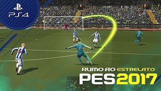 O MEU PRIMEIRO GOOOOL   PES 2017  Rumo Ao Estrelato 03 PS4 [upl. by Esten]