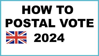 How to Postal Vote in 2024 [upl. by Siloa247]