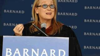 Meryl Streep Barnard Commencement Speaker 2010 Columbia University [upl. by Hsatan654]