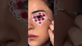 Gingham Hearts makeup💗 [upl. by Lejna]