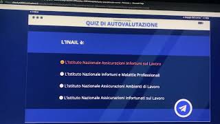 ALTERNANZA SCUOLA LAVORO MODULO 7 QUIZ DI AUTOVALUTAZIONE [upl. by Atnes]