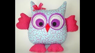 ПодушкидекоративныеСОВЫ Decorative owl pillow [upl. by Towroy]