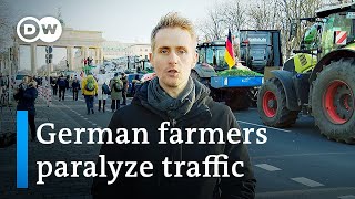 German farmers strike A sign of wider dissatisfaction  DW News [upl. by Isawk123]