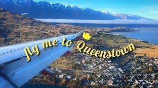 Scenic flight from Auckland to Queenstown ✈️ unkai sea of clouds  New Zealand Travel Vlog 2024 [upl. by Jp]